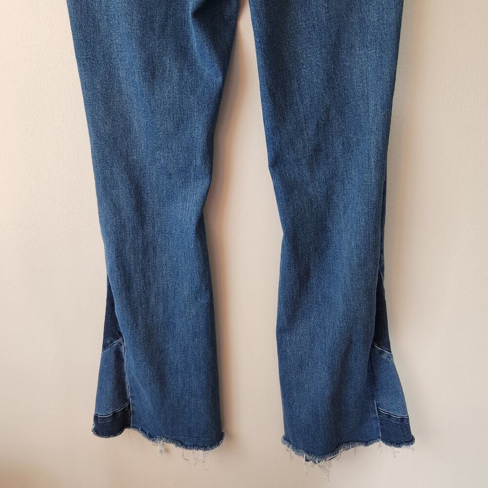 Vervet Los Angeles Flare Jeans Women's 27 High Rise Blue Denim Grunge Retro Boho - Picture 7 of 16